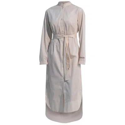 Nokaya Women's Inner Matters Organic Cotton Dress - Neutrals In Gray