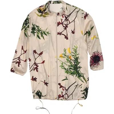 Nokaya Women's Rose Gold Flying Flower Bomber - Pink Rice