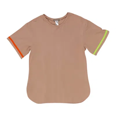 Nokaya Women's Rose Gold Lovely Break T-shirt - Soft Sand