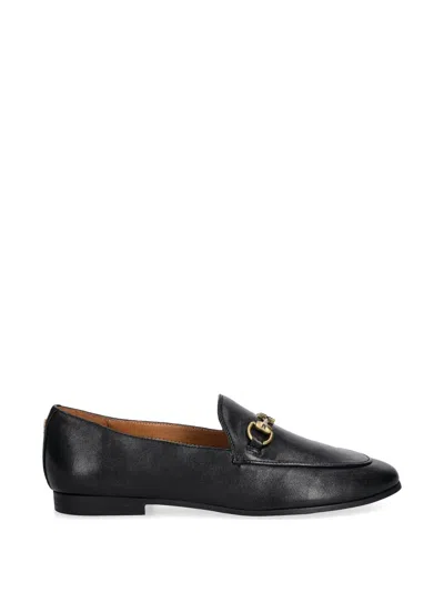 Nokwol Gale Leather Loafers In Black