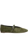 Nokwol Lova Ballet Flats In Green