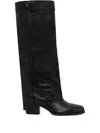 Nokwol Weather Leather Boots In Black