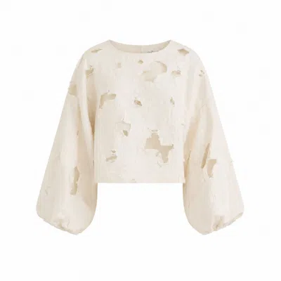 Nola Women's Blouse Malin White
