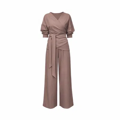 Nola Women's Neutrals Mena Loungewear Taupe