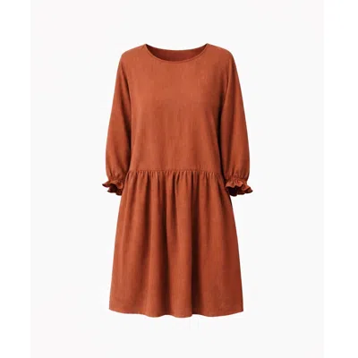 Nola Women's Orange Tessa Dress Terracota