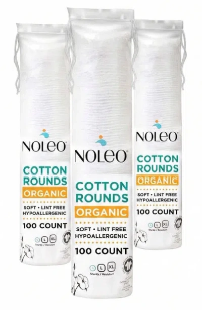 Noleo Kids'  900-pack Small Organic Cotton Rounds In White