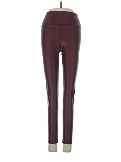 Pre-owned Noli Active Pants In Burgundy