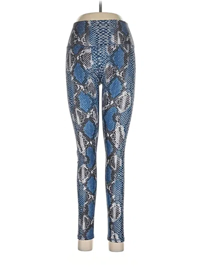 Pre-owned Noli Leggings In Blue