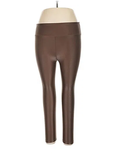 Pre-owned Noli Leggings In Brown