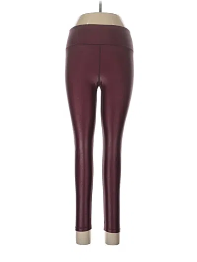 Pre-owned Noli Leggings In Burgundy