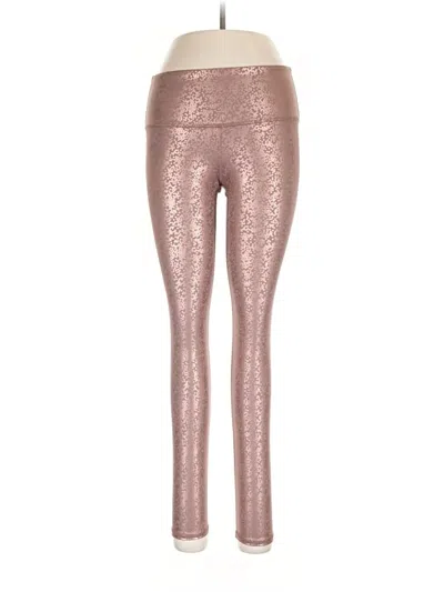 Pre-owned Noli Leggings In Gold