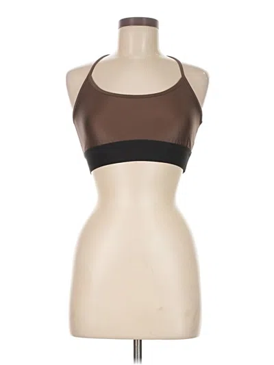 Pre-owned Noli Tank Top Brown Halter Neckline Tops