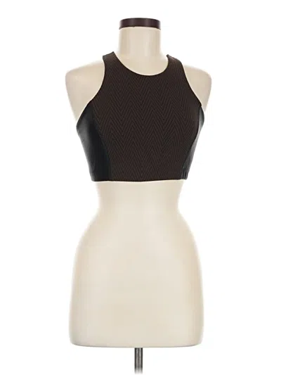 Pre-owned Noli Tank Top Brown Halter Neckline Tops