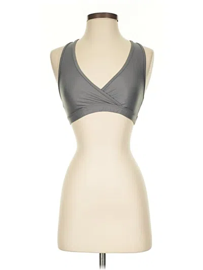 Pre-owned Noli Tank Top Gray Strapless Neckline Tops