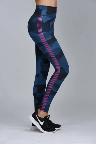 Noli Warrior Legging In Blue In Multi