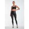 Noli Yoga Liquid Legging In Black Gloss