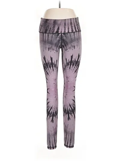 Pre-owned Noli Yoga Pants In Purple