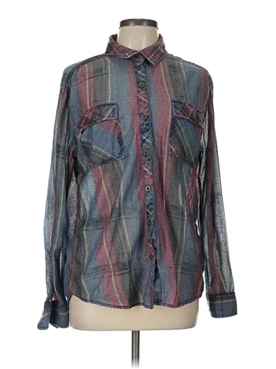 Pre-owned Nollie Long Sleeve Button Down Shirt In Gray