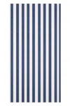 Nologo-chic Broad Stripe Cloth Table Cloth  Cotton Indigo M-l  Blue In Blue