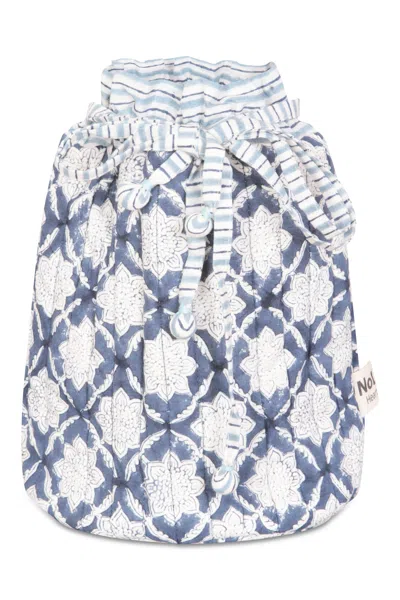 Nologo-chic Retreat Fresco Multi Stripe Washbag Washbag Cotton Indigo One Size / Blue