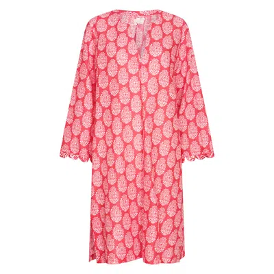 Nologo-chic Women's Red Bon Bon Angel Nightdress Cotton Pink