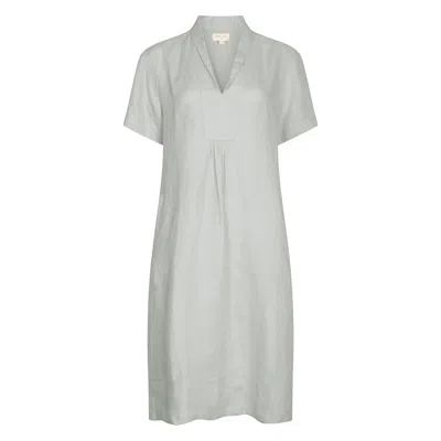 Nologo-chic Women's Elodie Short Sleeve Dress Linen - Grey