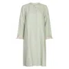 Nologo-chic Women's Green Super Mix Coat Dress - Sage In Green