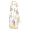 Nologo-chic Women's Island Flower Sarong Cotton Yellow One Size In Yellow