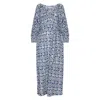 Nologo-chic Women's Kaftan - Breezy Summer Blue One Size In Blue