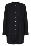 Nologo-chic Women's Malabar Oversized Shirt - Black In Black