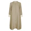 Nologo-chic Women's Neutrals Super Mix Coat Dress - Sandcastle In Brown