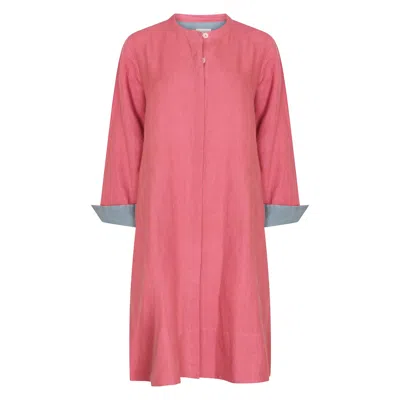 Nologo-chic Women's Pink / Purple Super Mix Coat Dress - Spice Pink In Pink/purple