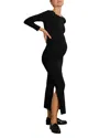 Nom Maternity Curve Maternity Dress In Black