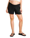Nom Maternity The Easy Maternity Shorts In Black