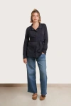 Nom Maternity Elevated Lounge Jacket In Blue