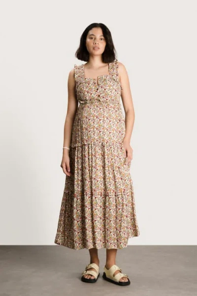NOM MATERNITY NOM MATERNITY EMMA DURING + AFTER MAXI TANK DRESS