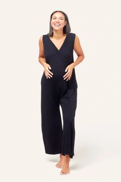 Nom Maternity Everyday Jumpsuit In Black