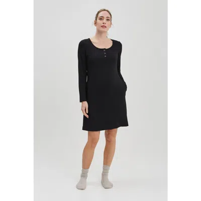 NOM MATERNITY NOM MATERNITY HEART ON MY SLEEVE NURSING NIGHTGOWN