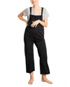 Nom Maternity Imogen Knit Maternity Overalls In Black