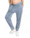 Nom Maternity 'jenna' Maternity Pants In Grey Hacci