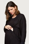 Nom Maternity Jo Nursing Sweatshirt In Black