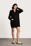 Nom Maternity Juniper Cotton Romper In Black