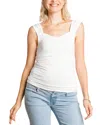 Nom Maternity Lola Floral Print Tank Top In White