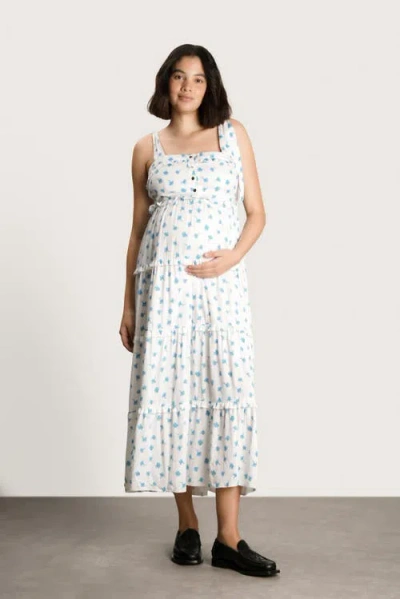 NOM MATERNITY NOM MATERNITY MARA MATERNITY & NURSING MAXI DRESS