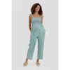 Nom Maternity Marais Jumpsuit In Blue