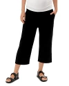 Nom Maternity Remy Cotton Pants In Black
