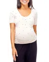 Nom Maternity Rhys Nursing Maternity Pajama Top In Dots