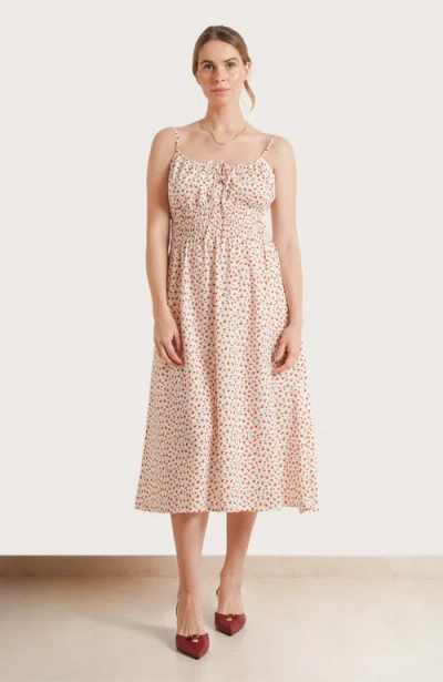 Nom Maternity Roma Maternity & Nursing Dress In Pink