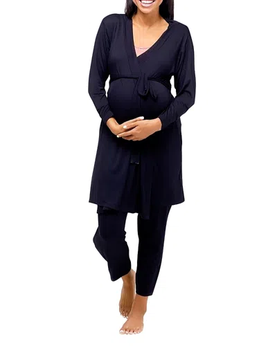 NOM MATERNITY SECOND SKIN MATERNITY ROBE,9095