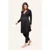Nom Maternity Second Skin Robe In Black